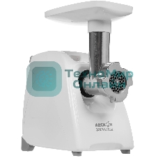 Мясорубка электрическая Аксион М35.01 белый, 1500 Вт, 1.7 кг/мин, реверс, защита от перегрузки, насадки - 4