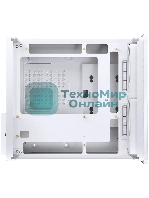Корпус Jonsbo V12, Micro-Tower, белый, 2 x 120 мм