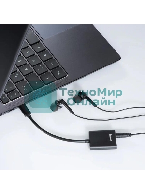 USB-концентратор Hama 00135748, USB Type C, 3.5мм/Type C, USB Type-C
