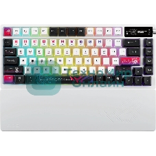 Клавиатура ASUS ROG Azoth X гибридная, USB Type-C, Bluetooth, радиоканал, чёрный