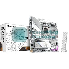 Материнская плата Gigabyte X870M AORUS ELITE WIFI7 ICE, AM5, AMD X870, 4xDDR5, 2xSATA, 2xM.2, 1xPCIe 5.0 x16, 1xPCIe 4.0 x16, 1xHDMI, 1x2.5Gb LAN, Wi-Fi 7, Bluetooth 5.4, 2xUSB-C 40Gbps (USB4), 2xUSB-A 10Gbps, 4xUSB-A 5Gbps, 4xUSB-A 2.0, 3x3.5 мм + S/PDIF оптический, 7.1, белый, mATX