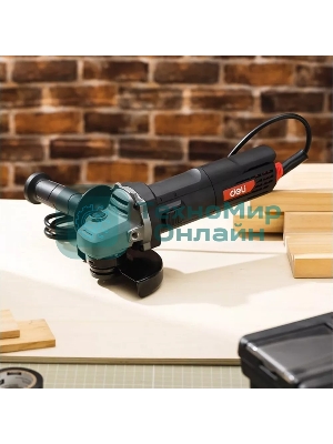 Угловая шлифовальная машина Deli DE-JM125-2E (790Вт, 125мм, 12000об/мин, картон)