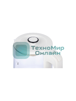 Чайник Homestar HS-1008 (1.8 л), стекло, белый