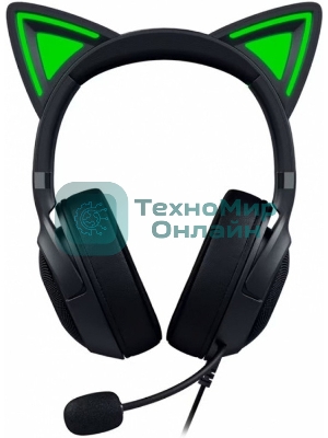 Гарнитура проводная Razer Kraken Kitty V2 - черный Headset черный