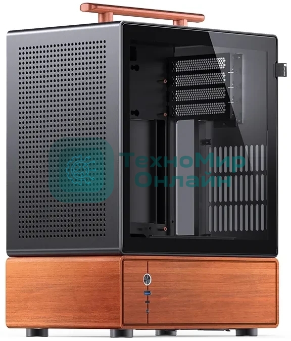 Корпус Jonsbo T7 Black, Mini-Tower, чёрный