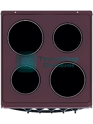 Плита электрическая Лада Nova AE 14027 B коричневый, конфорок 4, духовка 50 л, 50 см x 85 см x 54 см