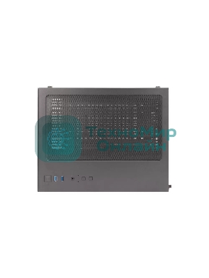 Компьютерный корпус 1STPLAYER MEGAVIEW MV5-T Black/mATX/MV5-TP-BK