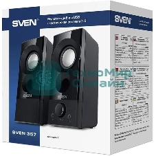 Акустическая система SVEN 357, черный (6 Вт, питание USB)