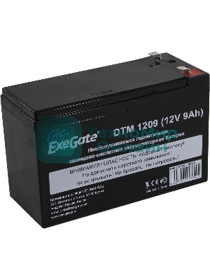 Батарея для ИБП ExeGate DTM 1209/EXS1290 (12V 9Ah 1234W), клеммы F2