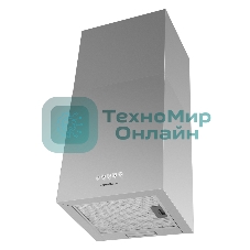 Вытяжка пристенная HOMSair Phlox Push 40 нержавеющая сталь, 40 см, 700 куб. м/ч, 54 дБ