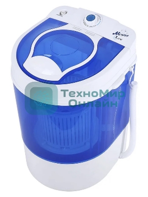 Стиральная машина Мечта WMS S303UT01 бело-синяя, загрузка вертикальная 3кг, 300 об/мин., класс: A+