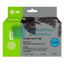 Заправочный набор Cactus CS-RK-F6V17AE черный 2x60мл для HP DJ 1110/1111/1112/2130/2131