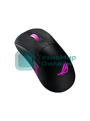 Мышь беспроводная/проводная ASUS ROG Keris II Origin чёрный, 42000 dpi, USB Type-A, радиоканал, Bluetooth, кнопки - 5