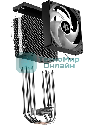 Кулер для процессора ID-COOLING SE-214-XT V2 LGA1851/1700/1200/115X/AM5/AM4 (16шт/кор, TDP 200W, PWM, 4 тепл.трубки прямого контакта, FAN 120мм, Random Spectrum Lighting) RET