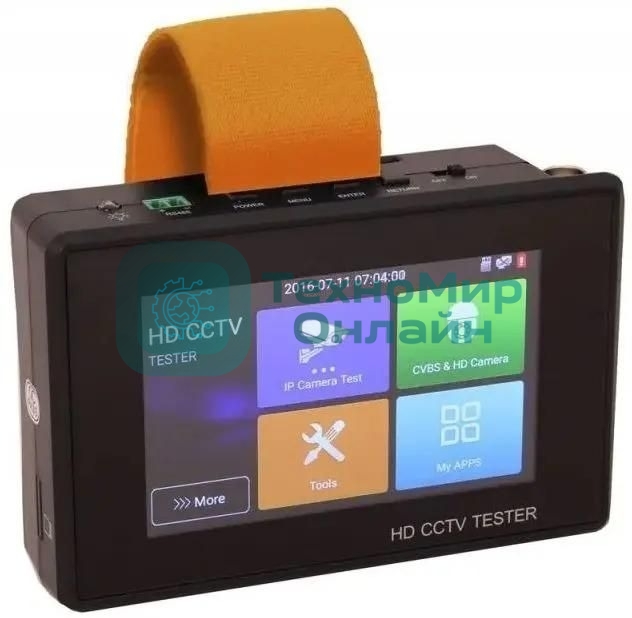 Универсальный наручный монитор-тестер Tezter TIP-H-4(Hand) AHD/CVI/TVI/CVBS и IP-видеосистем