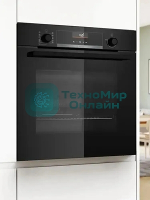 Духовой шкаф электрический Bosch HBG536EB4 черный