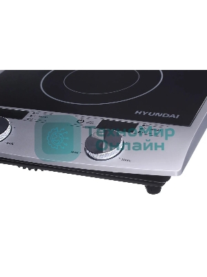 Плита настольная электрическая Hyundai HYC-0103 серебристый/черный стеклокерамика (настольная)
