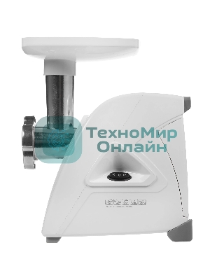 Мясорубка электрическая Аксион М35.01 белый, 1500 Вт, 1.7 кг/мин, реверс, защита от перегрузки, насадки - 4