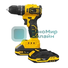 Дрель-шуруповерт Kolner KCD 20/2BLC, 20 В, 2 Ач, 45 Нм, бесщеточный, ударный