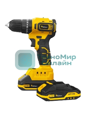 Дрель-шуруповерт Kolner KCD 20/2BLC, 20 В, 2 Ач, 45 Нм, бесщеточный, ударный