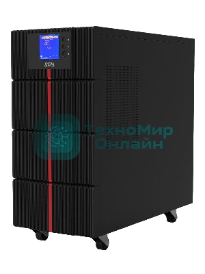 Источник бесперебойного питания Powercom MACAN, On-Line, 10000VA/10000W, Tower, IEC, LCD, Serial+USB, SmartSlot, подкл. доп. батарей