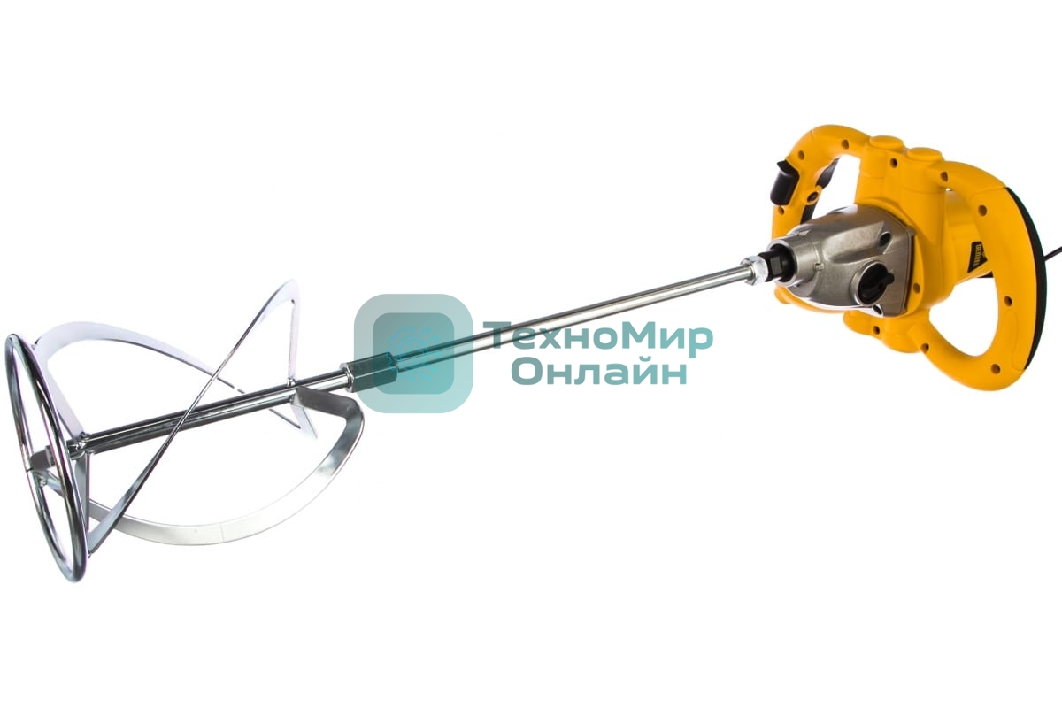 Миксер строительный Denzel EM-1-1600 1600 Вт 180-460/300-750 об/мин