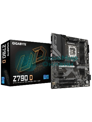 Материнская плата Gigabyte Z790 D, LGA 1700, Intel Z790, 4xDDR5, 4xSATA, 3xM.2, 1xPCI-E 3.0 x1, 1xPCI-E 4.0 x4, 1xPCI-E 5.0 x16, 1xHDMI, 1xDP, 1x 2.5Gb LAN, 4xUSB-A 2.0, 4xUSB-A 3.2 Gen 1, 1xUSB 3.2 Gen 2, 7.1, ATX