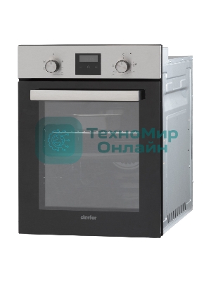 Электрический духовой шкаф Simfer B4EM56016, встраиваемый, нержавеющая сталь