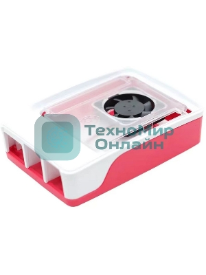 Пластиковый корпус RA795 для Raspberry Pi 5 c активным вентилятором