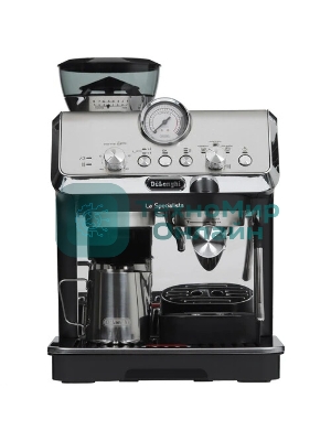 Кофеварка рожковая DeLonghi EC9155.MB серебристый/черный, исп. кофе - зерновой/молотый, 1.7 л, 1400 Вт, 15 Бар
