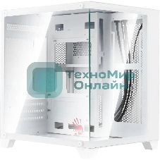 Компьютерный корпус Bloody BD-CC105 белый без БП mATX 5x120мм 1xUSB 2.0 1xUSB 3.0 audio bott PSU