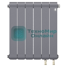 Радиатор Royal Thermo Infinity 500 Silver Satin VR80 - 6 секц.