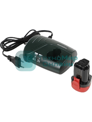 Дрель-шуруповерт Metabo PowerMaxx SB 600385500, 10,8 В, 2 Ач, 34 Нм, щеточный, ударный