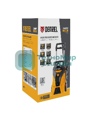 Мойка высокого давления Denzel R-180i 2400 Вт, 180 бар, 7,5 л/мин, асинх. двиг.