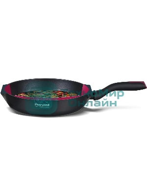 Сковорода Rondell Lilac RDA-1980 круглая 28см, покрытие: Xylan Plus ручка несъемная (без крышки) черный