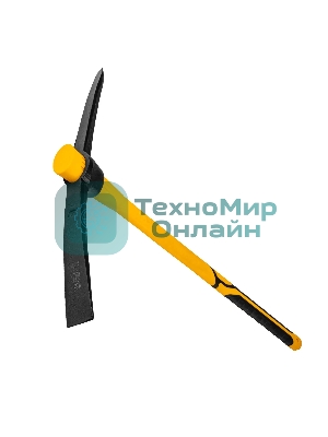Кирка Denzel 3000 г, фиберглассовая обрезиненная рукоятка 900 мм