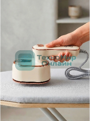 Отпариватель Eltronic 999-02 бежевый, 1500 Вт, 13 г/мин, 100 мл