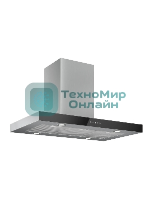 Вытяжка островная Elikor Агат Island 90Н-1000-Е4Д серебристый/черный, 90 см, 1000 м³/ч, 38 дБ