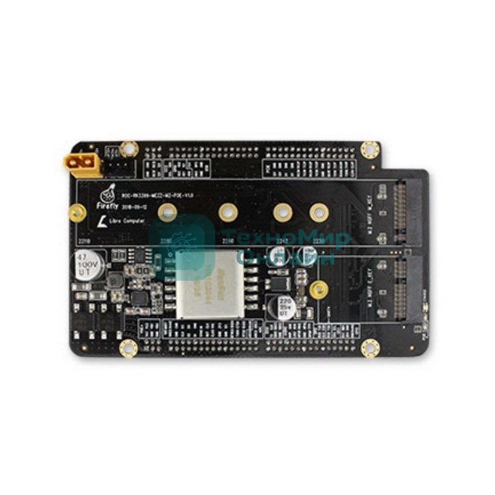 Одноплатный компьютер RockPi ROC RK3399 MEZZ M2-POE w/POE