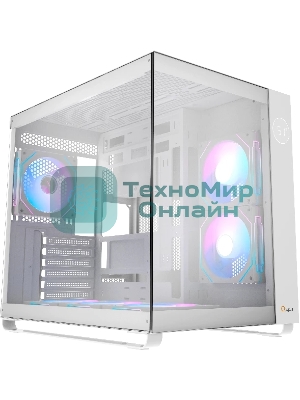 Компьютерный корпус Ocypus Iota C70 WH ARGb ATX/win/белый/6 ARGb fans/no PSU/Tempered Glass