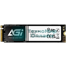 Накопитель SSD AGI AI828, 2Tb, PCIe 4.0 x4, M.2 2280, NVMe, R/W 7400/6700