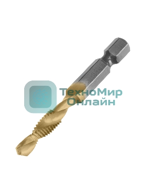 Сверло-метчик Denzel М6 х 1,0 мм, Р6М5