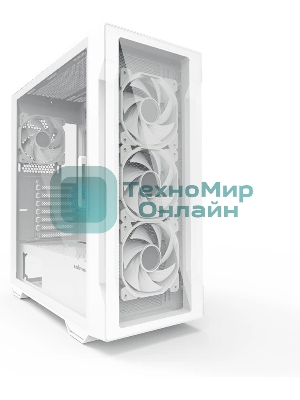 Компьютерный корпус MidiTower Zalman I3 NEO TG White (ATX, front mesh, TG window, USB 2.0 x1, USB 3.0x2, 4x120мм RGb fan, без БП) (I3 NEO TG White)