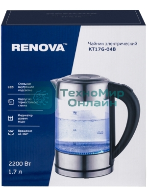 Чайник электрический Renova KT17G-04B