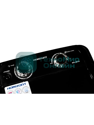 Стиральная машина Horizont WM-4601W черная, загрузка вертикальная 4.6кг, класс: A