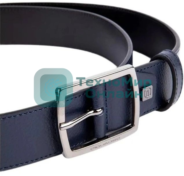 Ремень мужской Piquadro Modus CU6744MOS/BLU 125х3.5 см синий натур.кожа