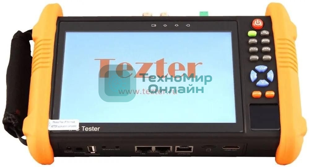Универсальный монитор-тестер Tezter TIP-HOL-MT-7 AHD/CVI/TVI/CVBS/SDI и IP-видеосистем