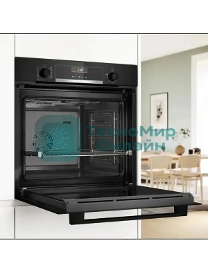 Духовой шкаф электрический Bosch HBG536EB4 черный