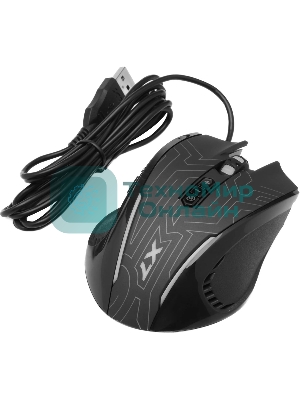 Мышь проводная A4Tech X87 черный, 2400 dpi, USB, кнопки - 8