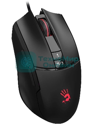 Мышь проводная A4Tech Bloody L65 Max черный, 12000 dpi, USB, кнопки - 7